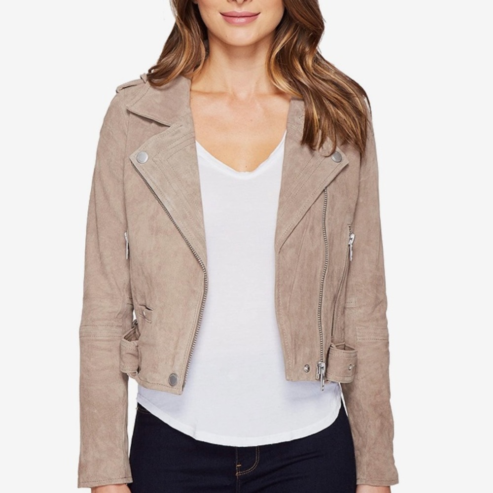 Blanknyc suede moto jacket